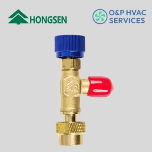 Válvula de Control de Retención de Refrigerante Hongsen HS-1222 1/4”-1/4” para R22 R404A R407C